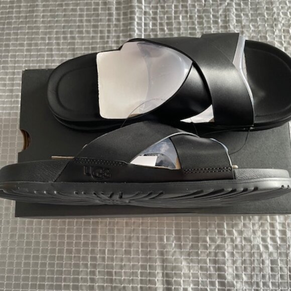 UGG WAINSCOTT MEN  LEATHER SANDALS SIZE 11 main image 4